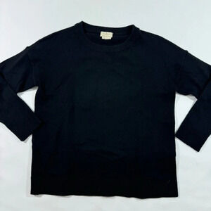 Kate Spade Wool Blend Crewneck Sweater Black